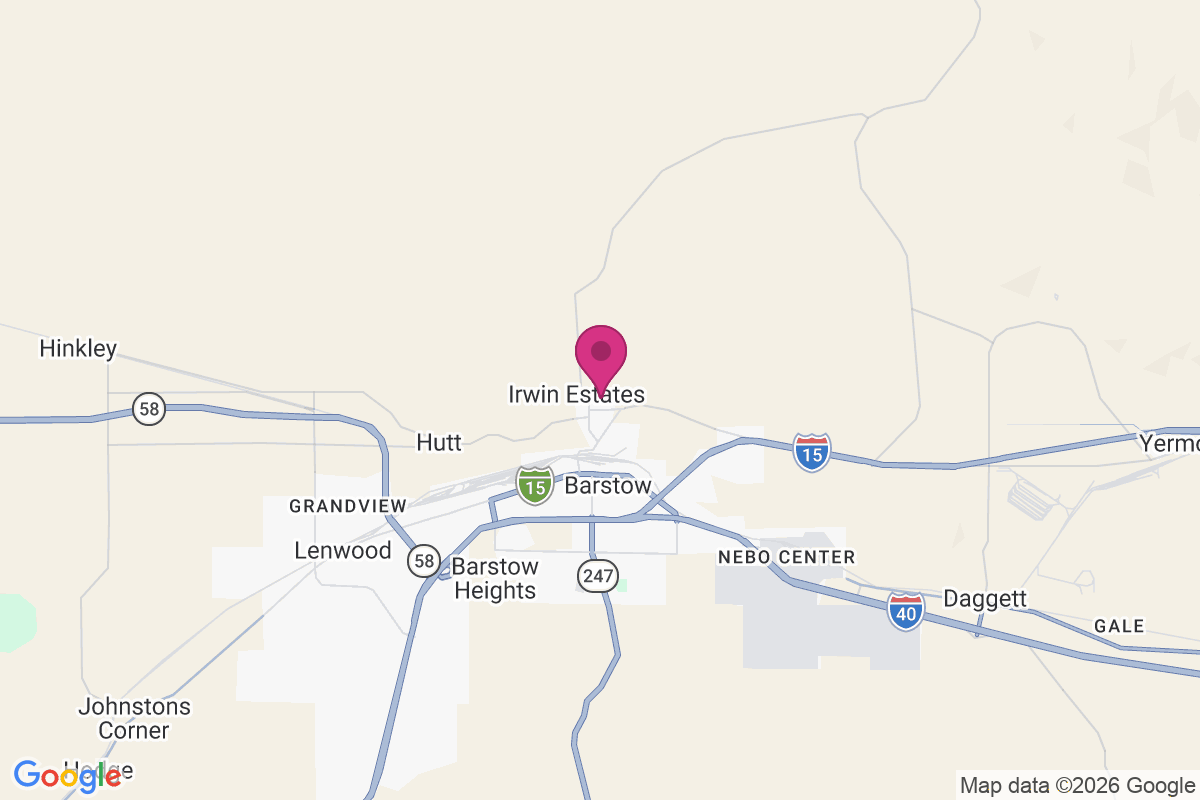 Carte de Irwin Estates