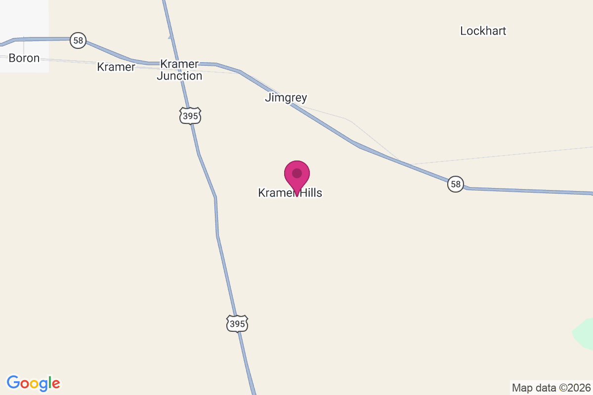 Carte de Kramer Hills