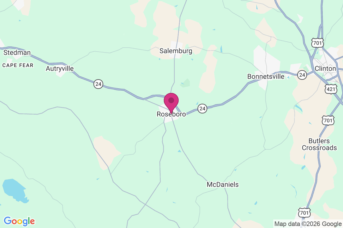 Carte de Roseboro