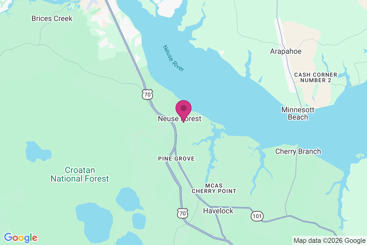 Carte de Neuse Forest