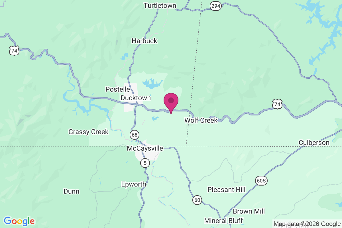 Carte de McAllister Hill