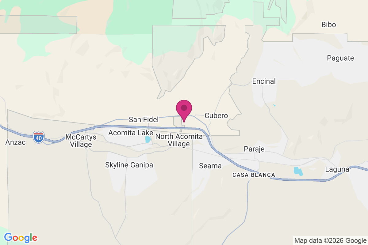 Carte de Pueblo Of Acoma