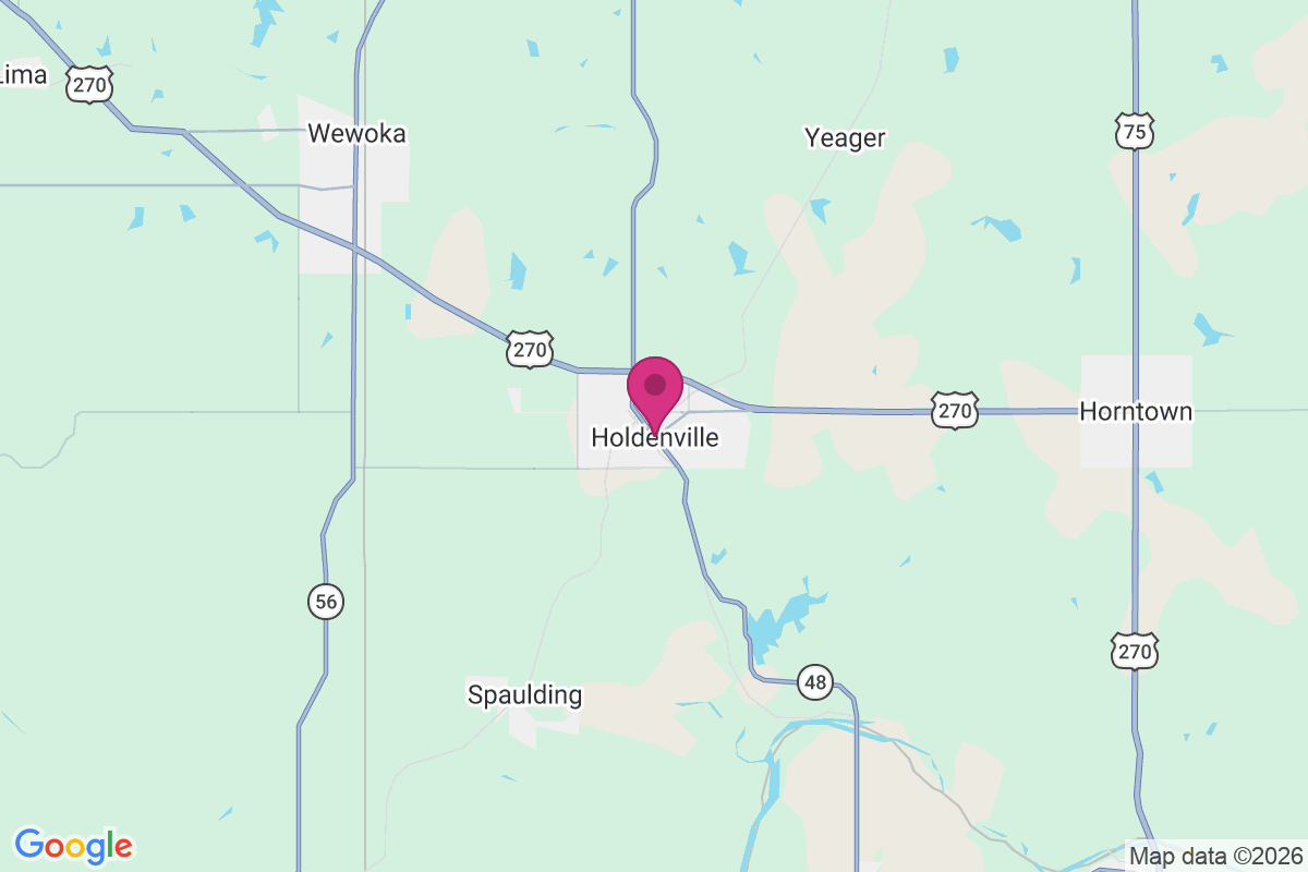 Carte de Holdenville