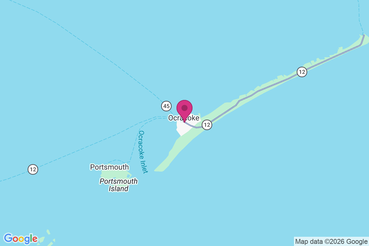 Carte de Ocracoke