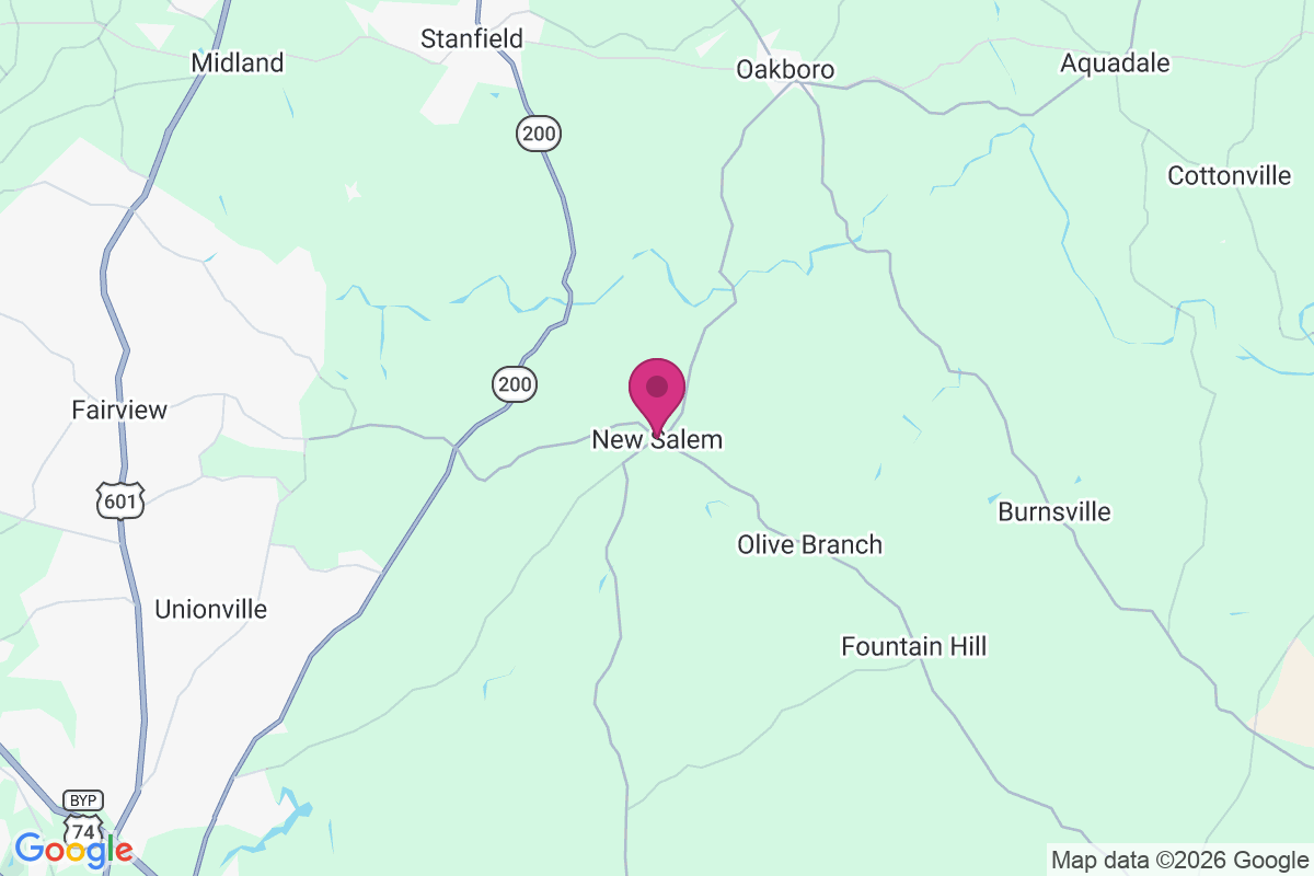 Carte de New Salem