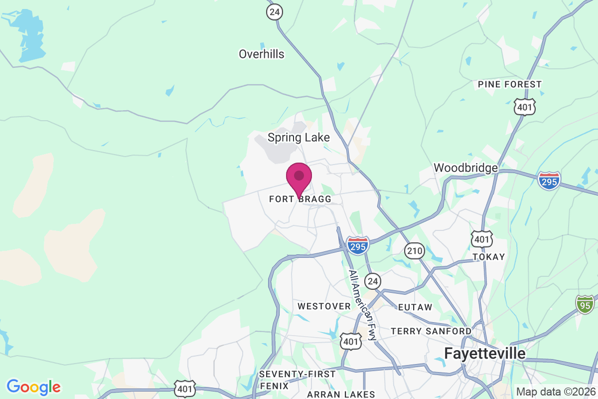 Carte de Fort Bragg