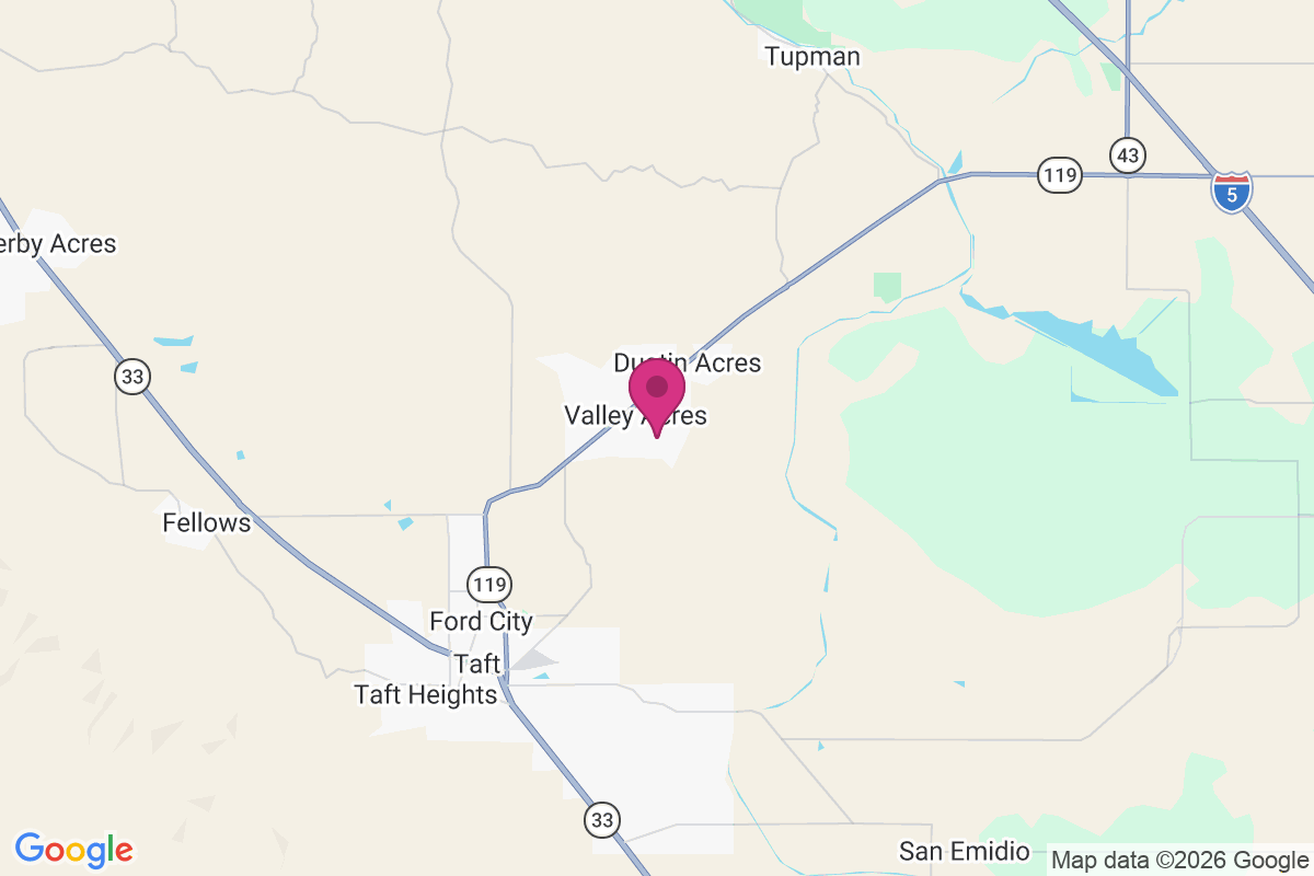 Carte de Valley Acres