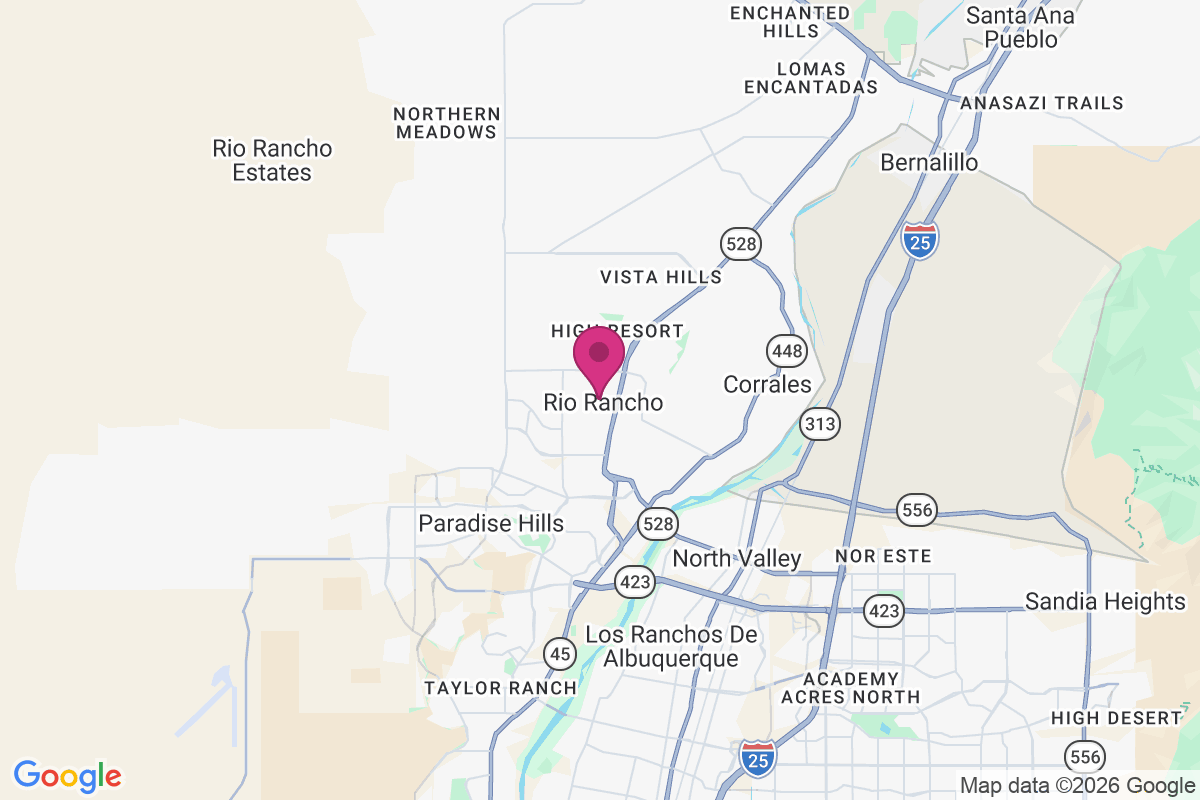Carte de Rio Rancho