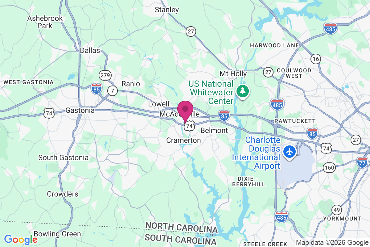 Carte de McAdenville