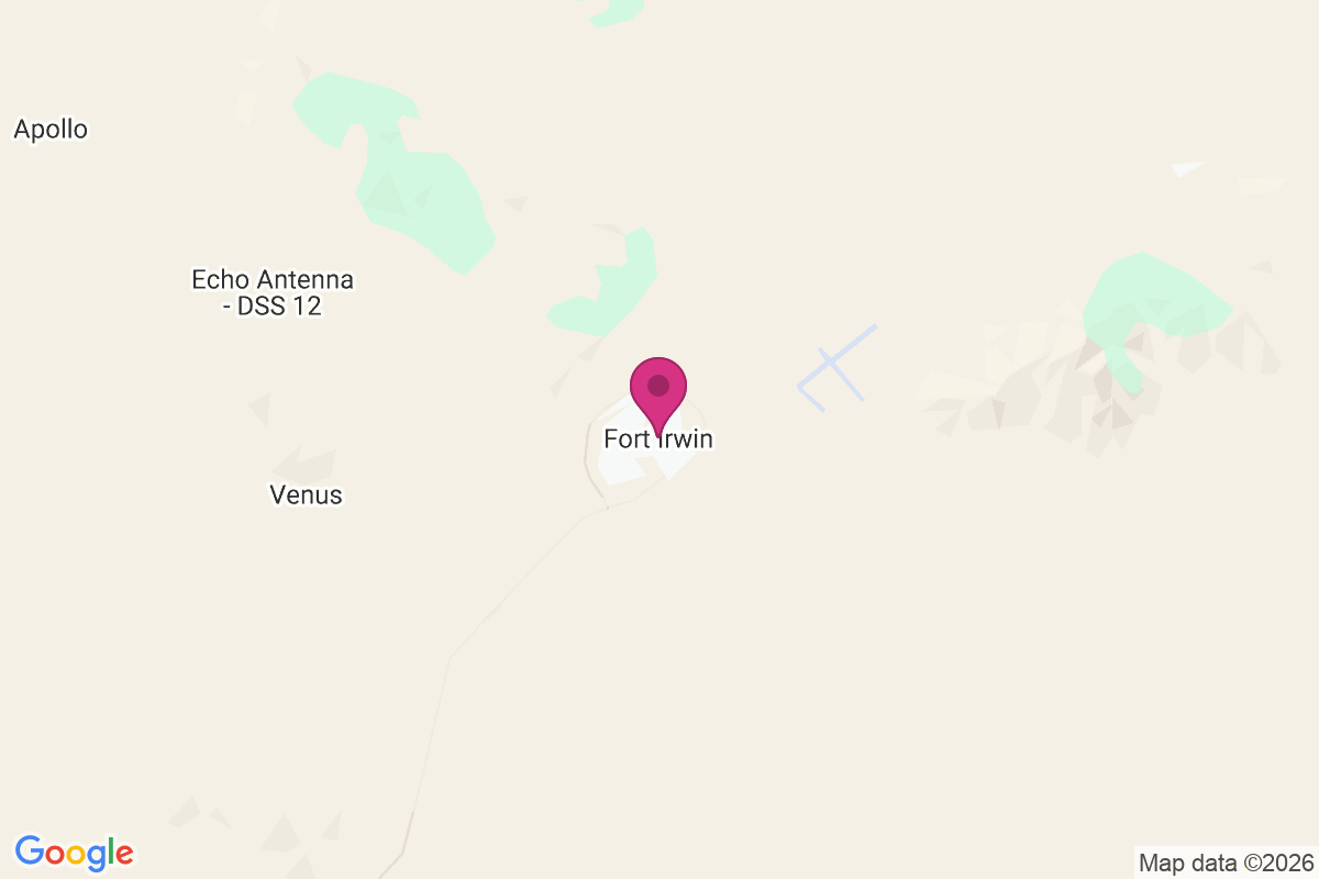 Carte de Fort Irwin