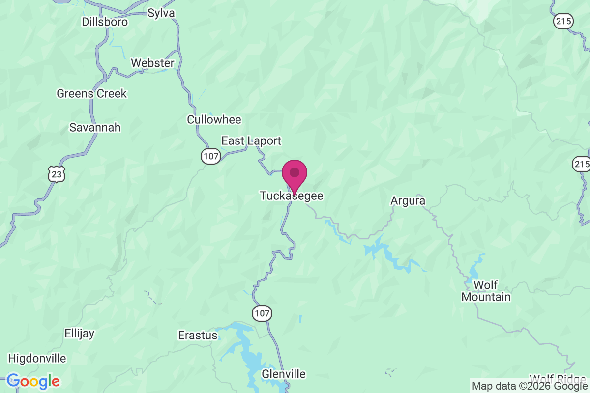 Carte de Tuckasegee