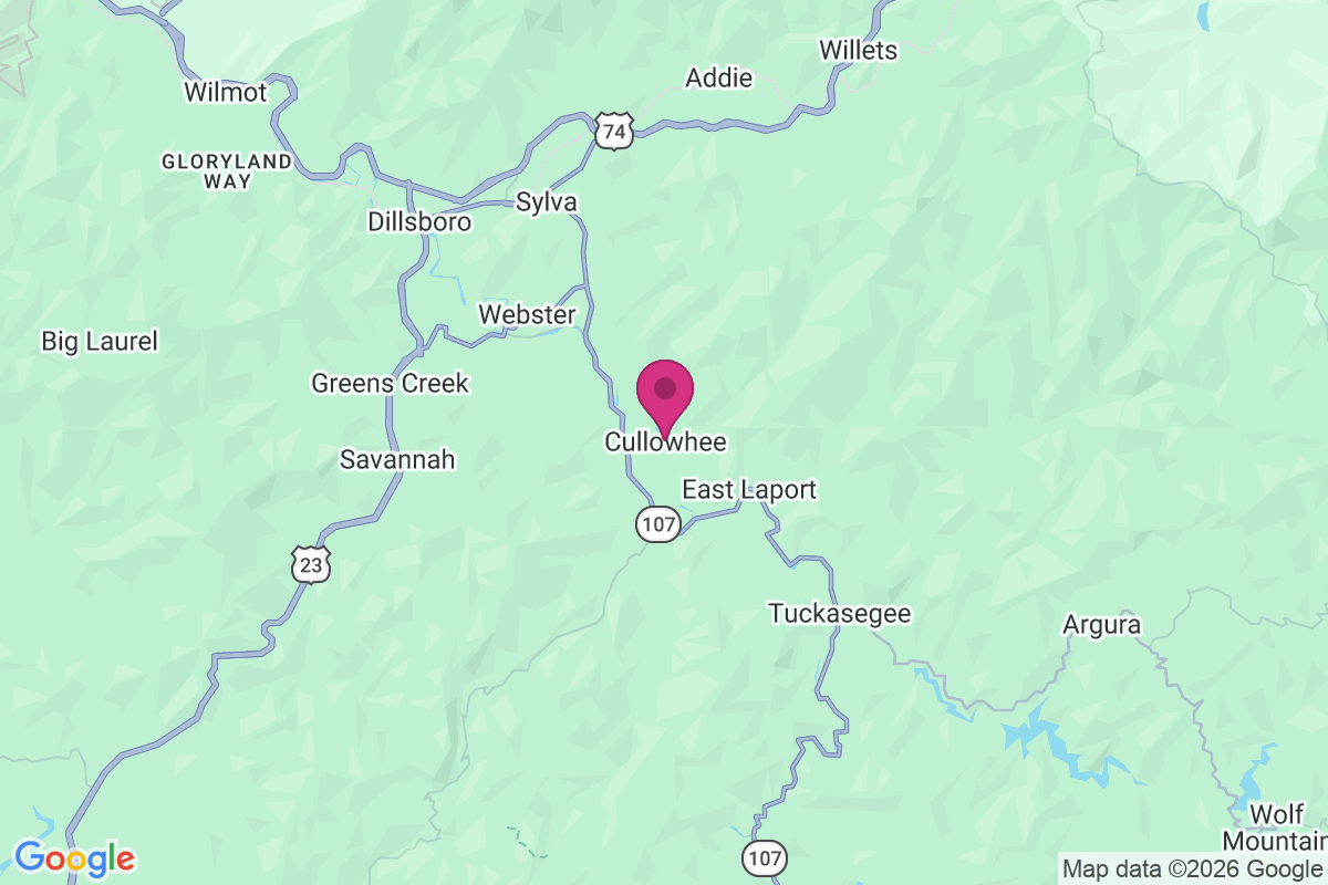 Carte de Cullowhee