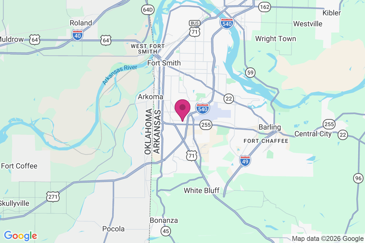 Carte de South Fort Smith