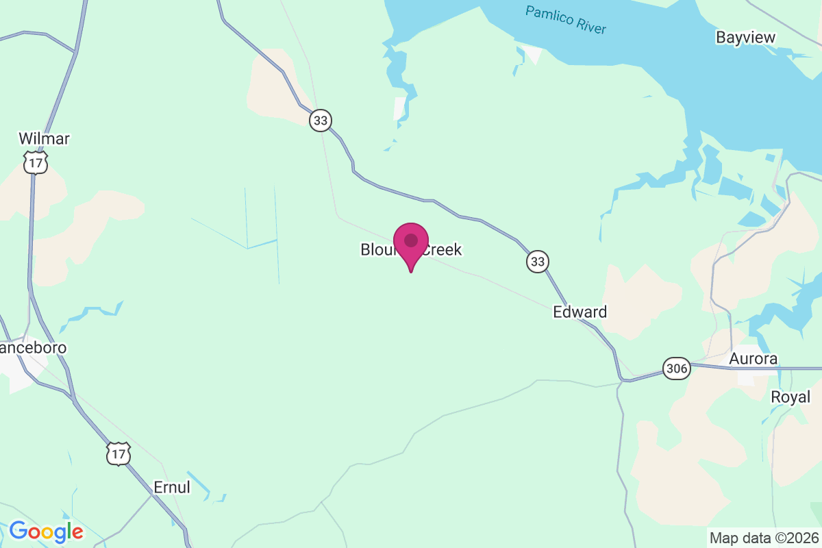Carte de Blounts Creek