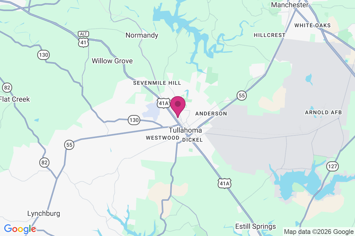 Carte de Tullahoma