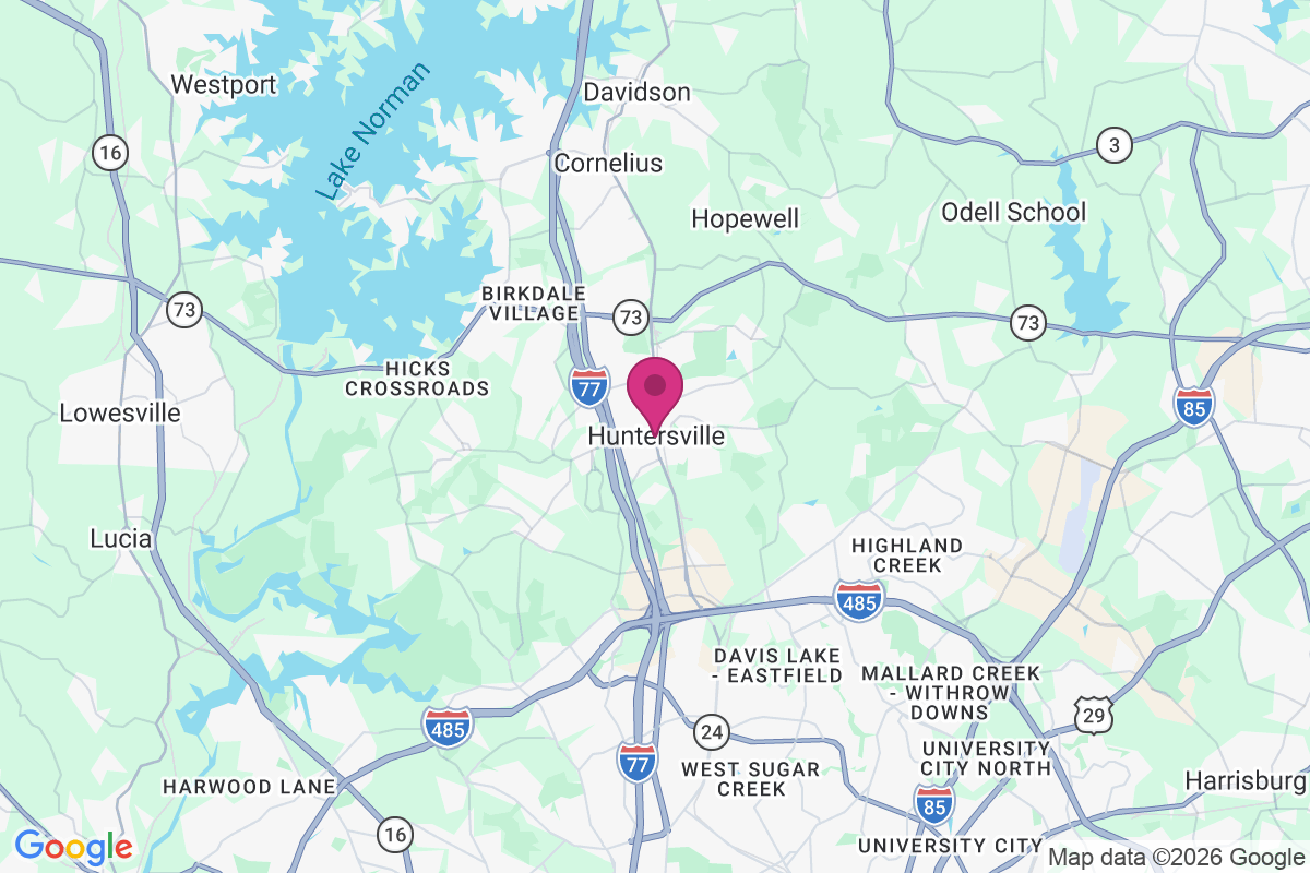 Carte de Huntersville
