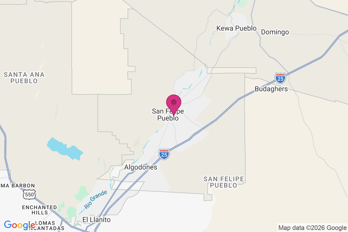 Carte de San Felipe Pueblo