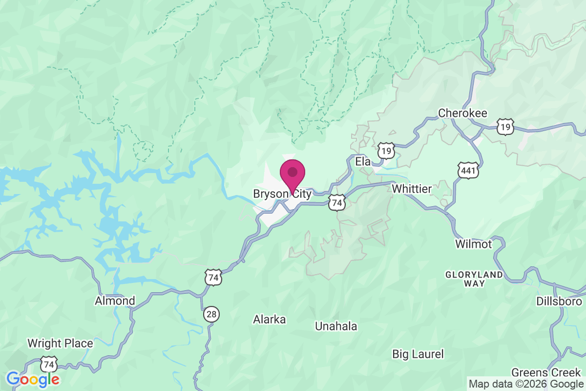 Carte de Bryson City