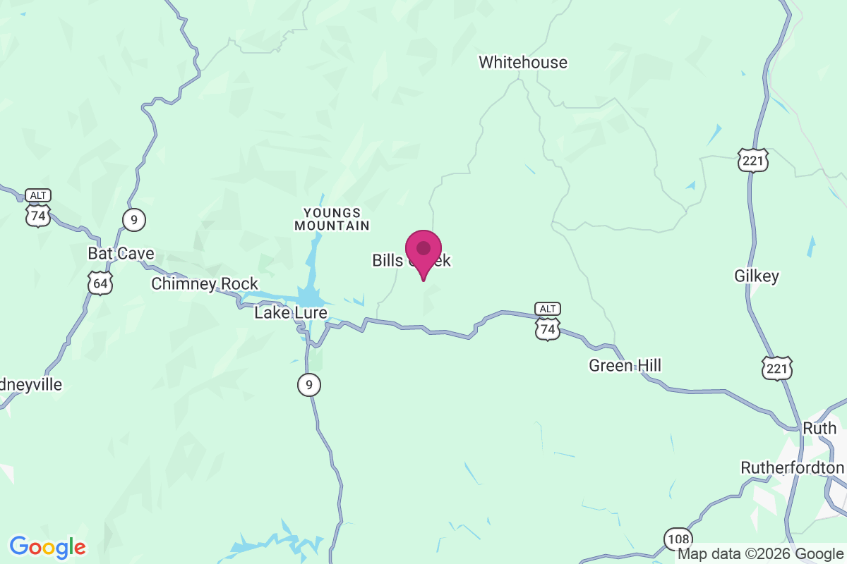 Carte de Bills Creek