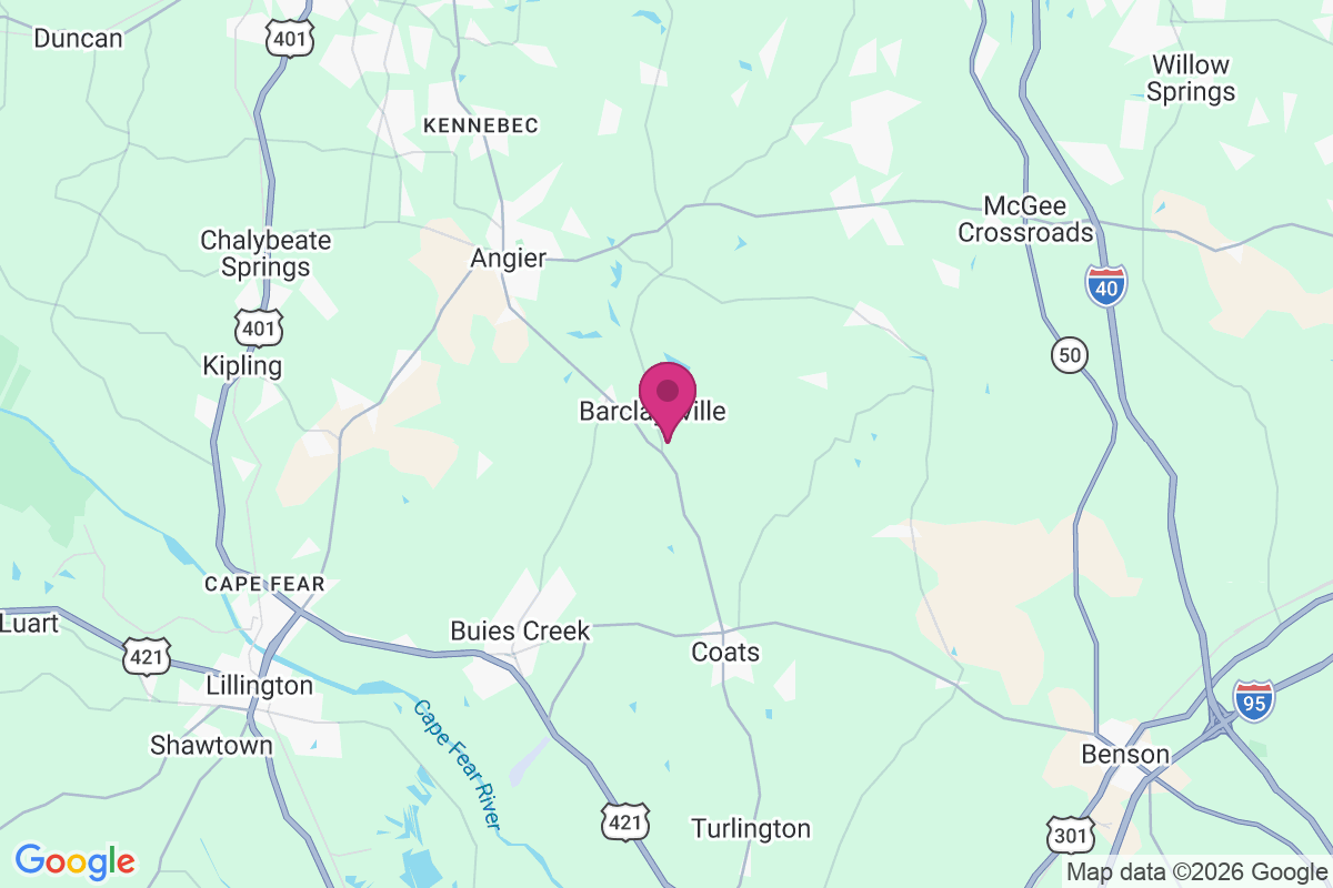 Carte de Barclaysville