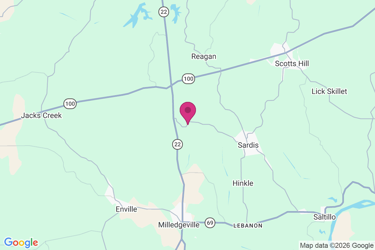 Carte de Hickory Flats