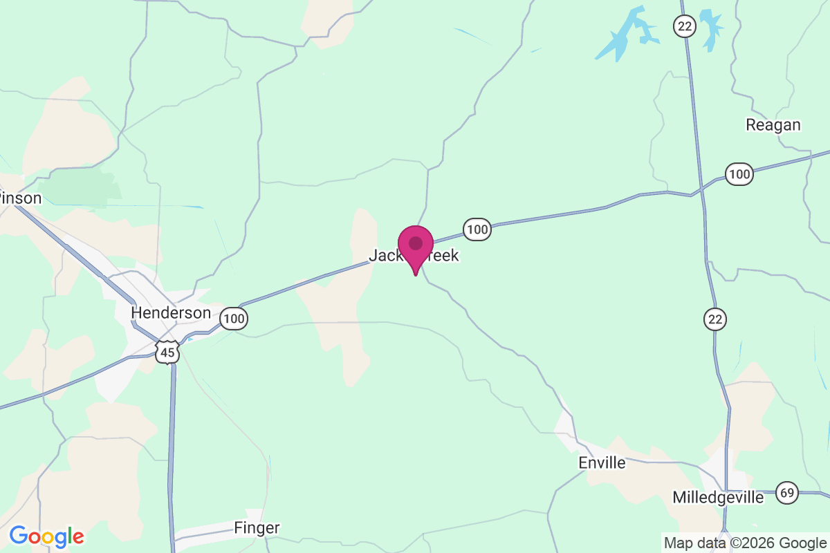 Carte de Jacks Creek