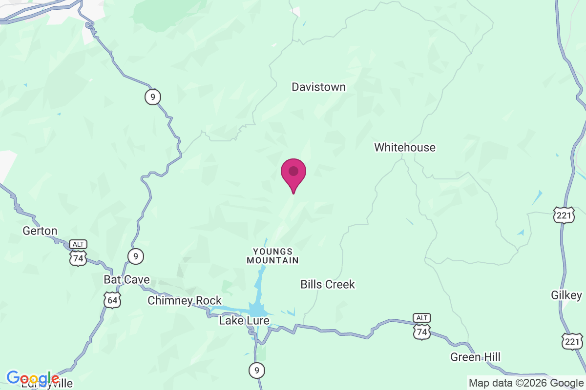 Carte de Lake Lure Mountain Estates
