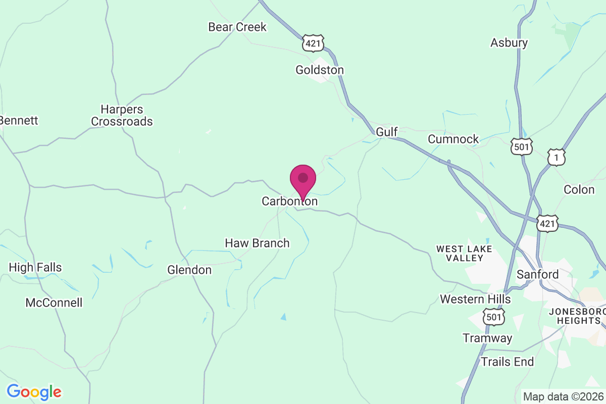 Carte de Carbonton
