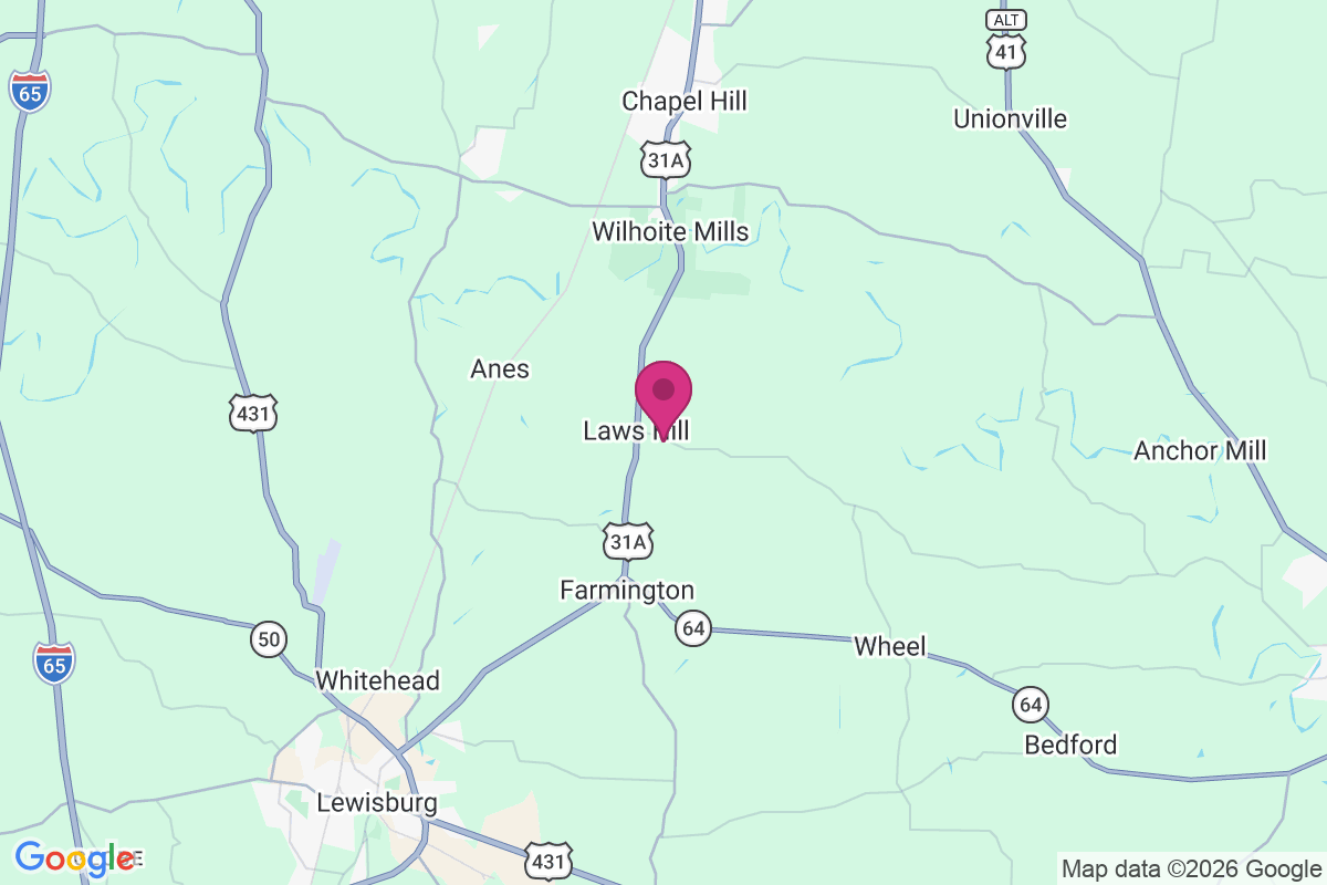 Carte de Laws Hill