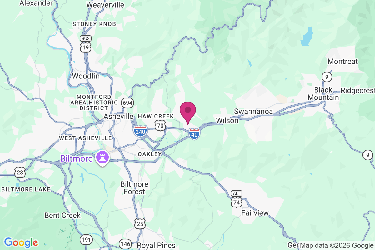 Carte de Swannanoa Hills