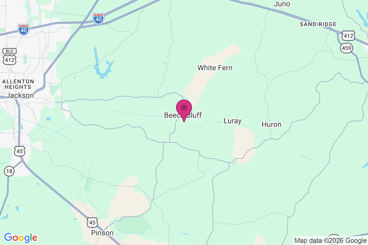 Carte de Beech Bluff