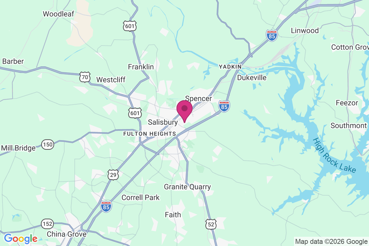 Carte de Yadkin Junction
