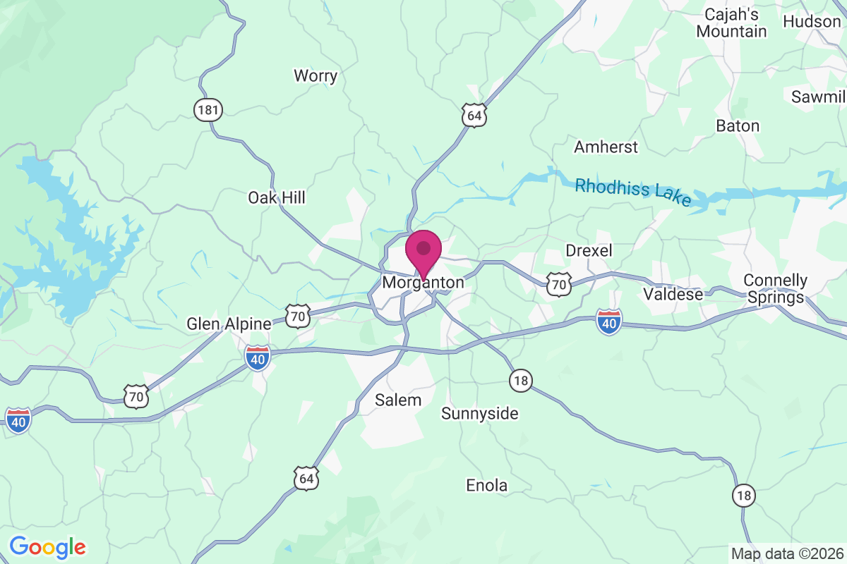 Carte de Morganton