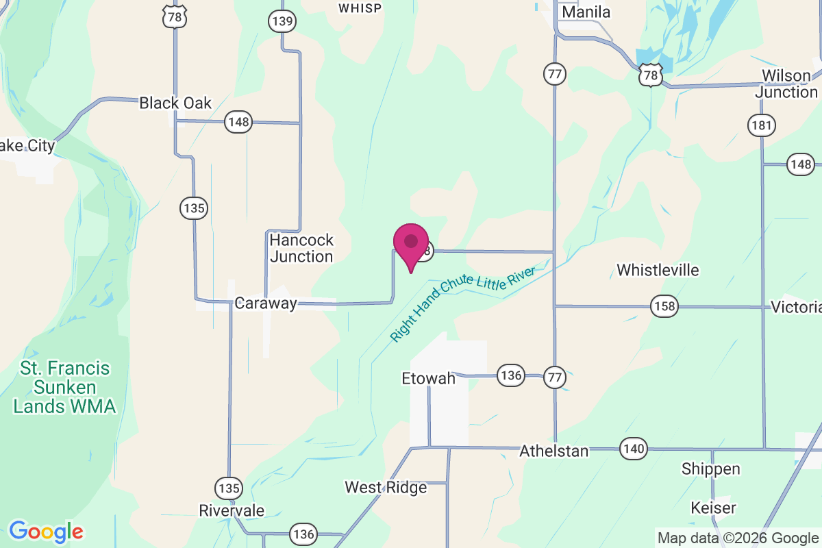 Carte de Milligan Ridge