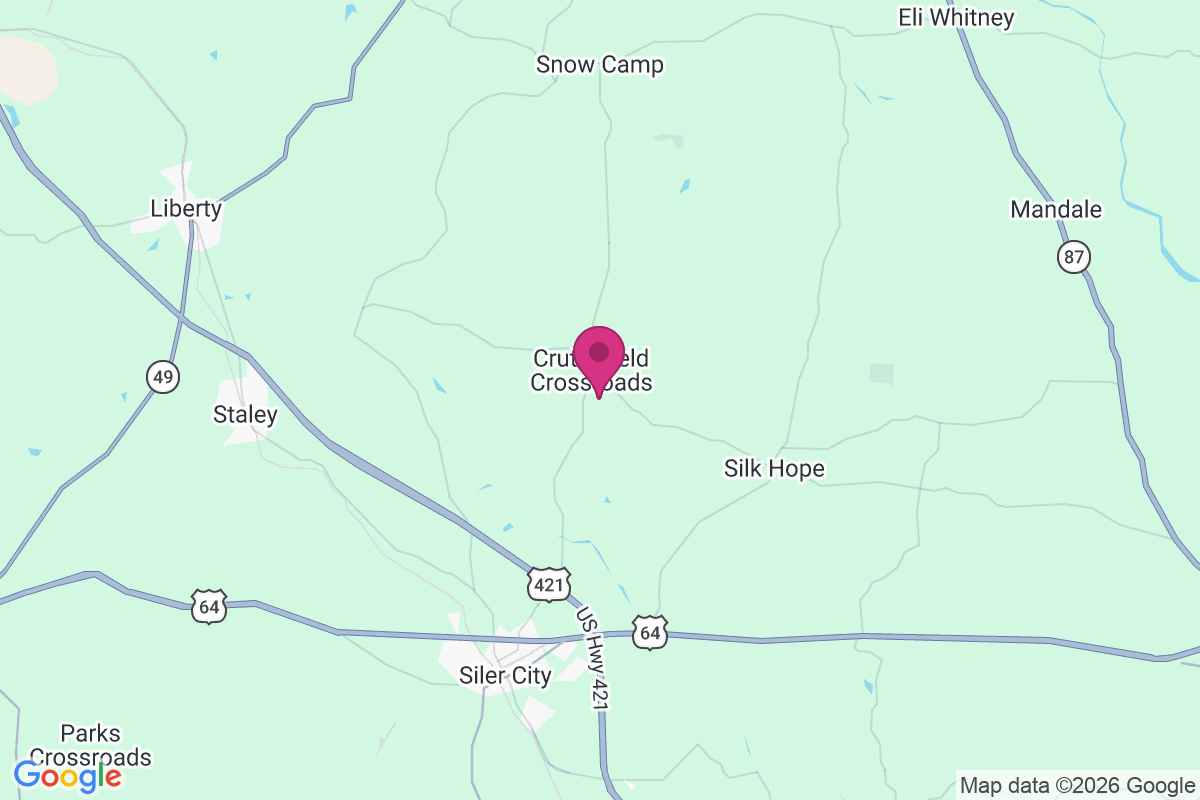Carte de Crutchfield Crossroads