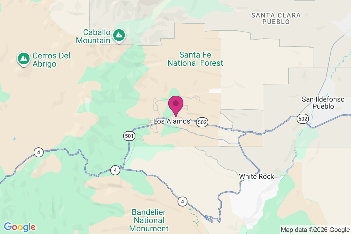 Carte de Los Alamos