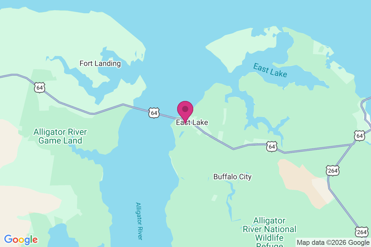 Carte de East Lake Landing