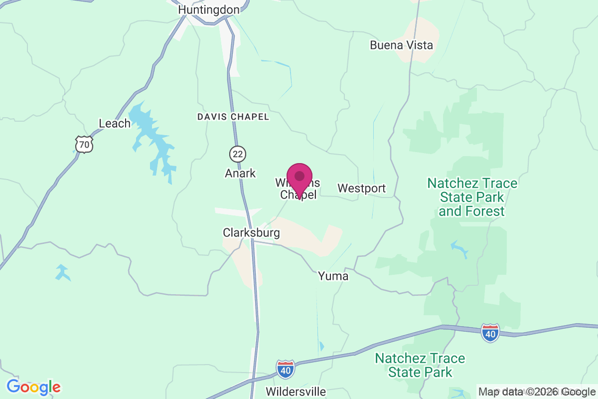 Carte de Williams Chapel