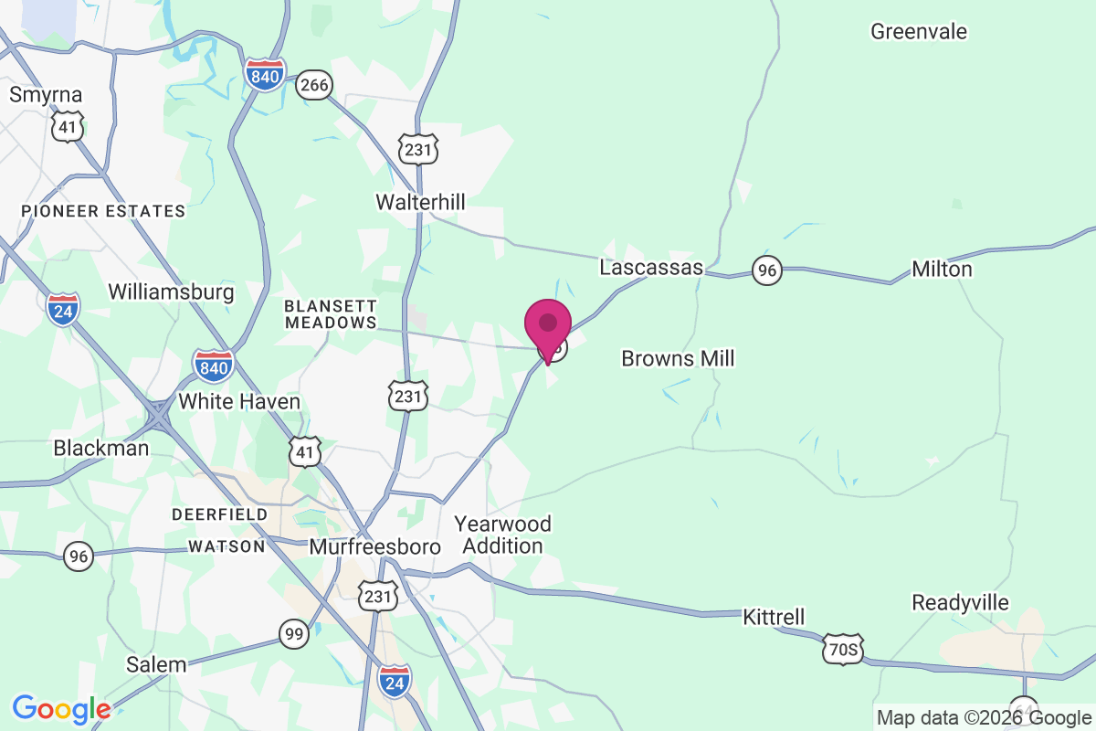 Carte de Fieldcrest