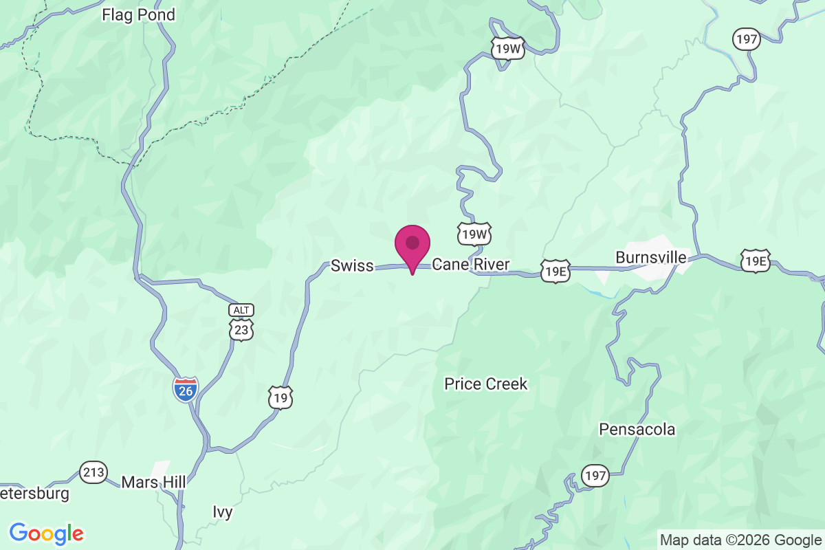 Carte de Bald Creek