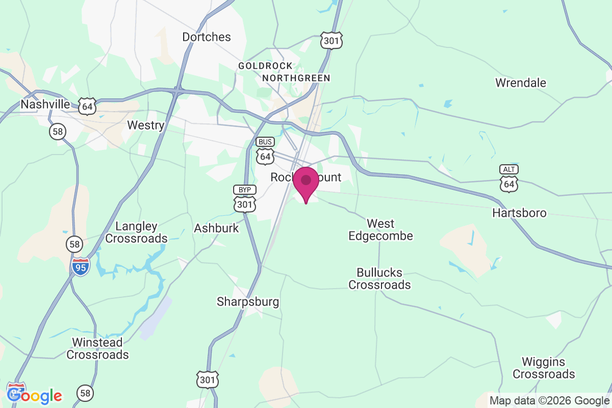 Carte de South Rocky Mount