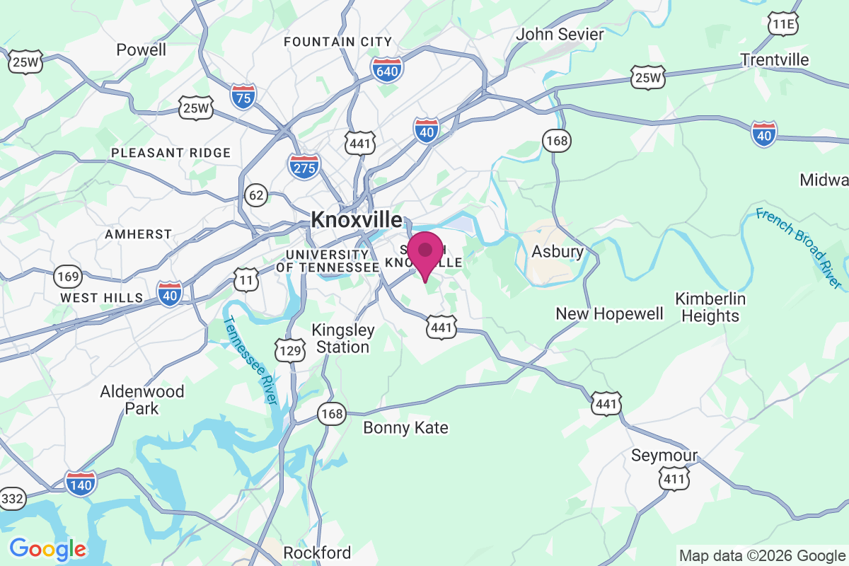 Carte de South Knoxville