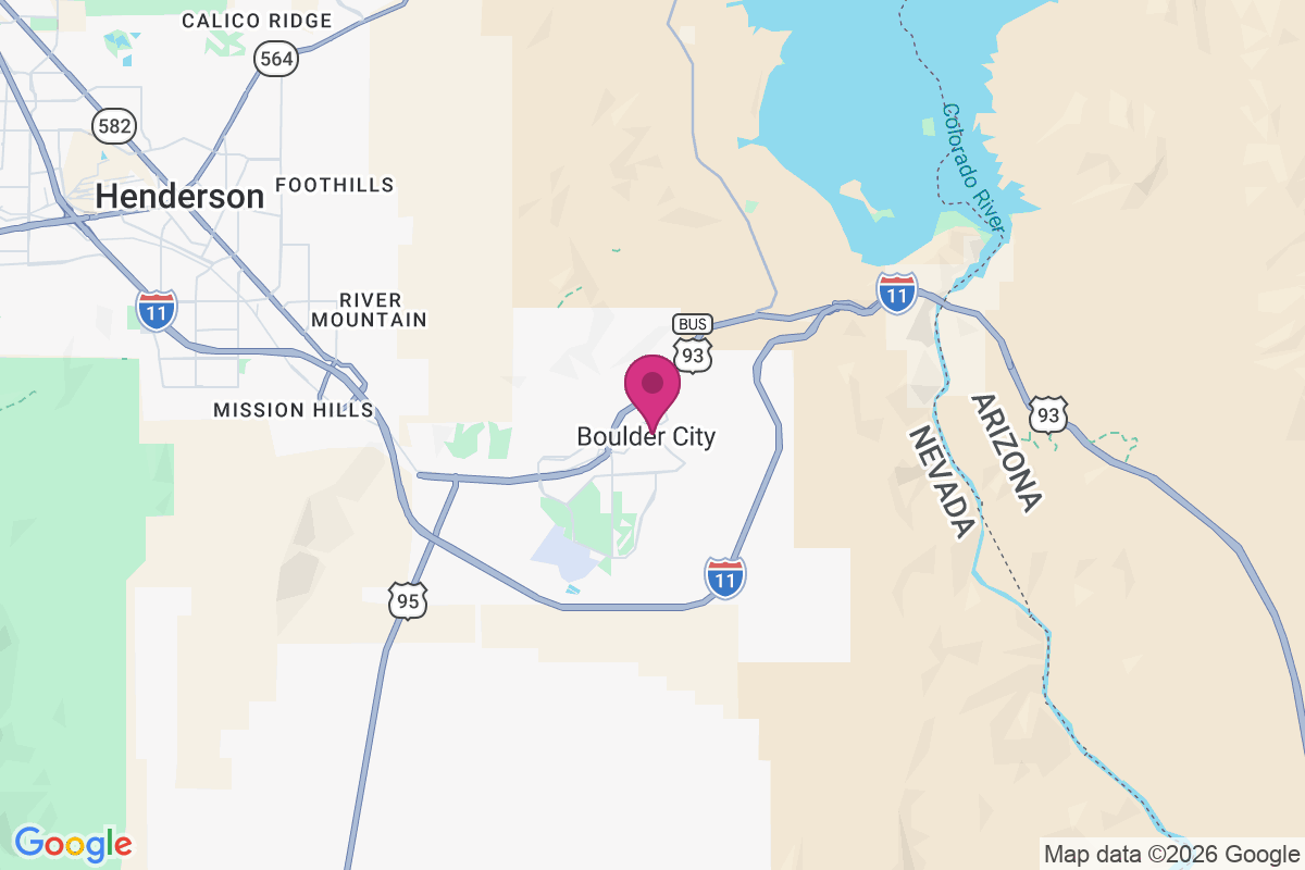 Carte de Boulder City
