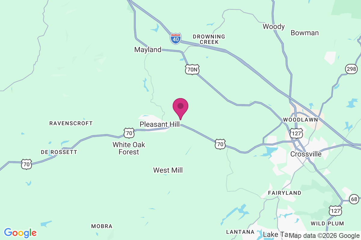 Carte de Caney Forks