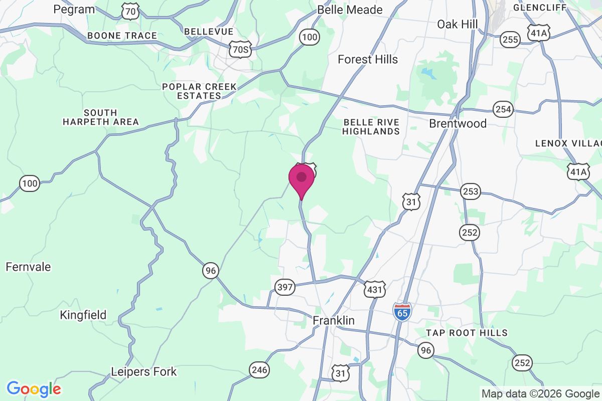 Carte de Harpeth Hills