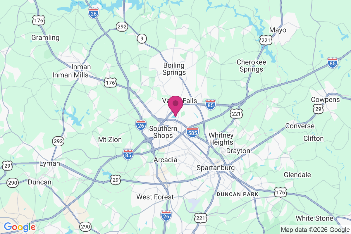 Carte de Peachtree Gardens
