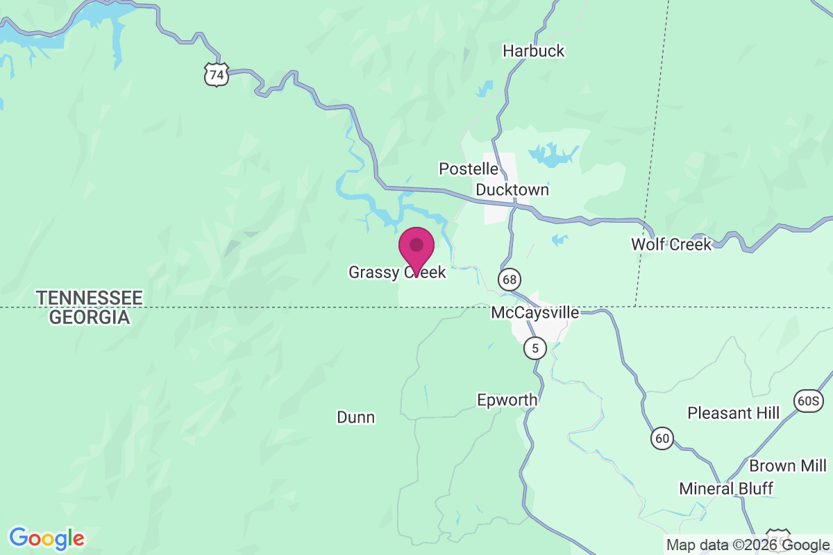 Carte de Grassy Creek