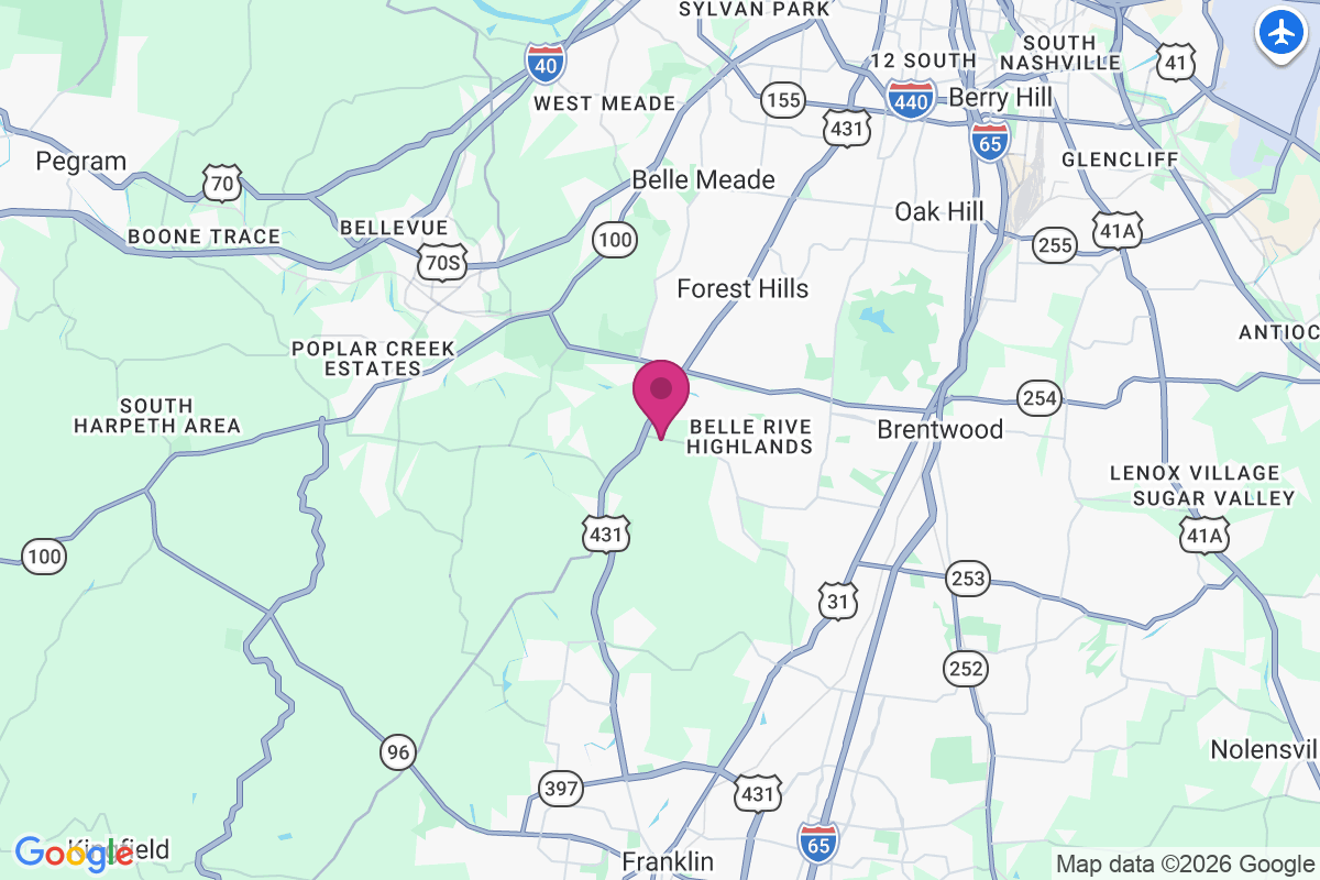 Carte de Hillsboro Valley
