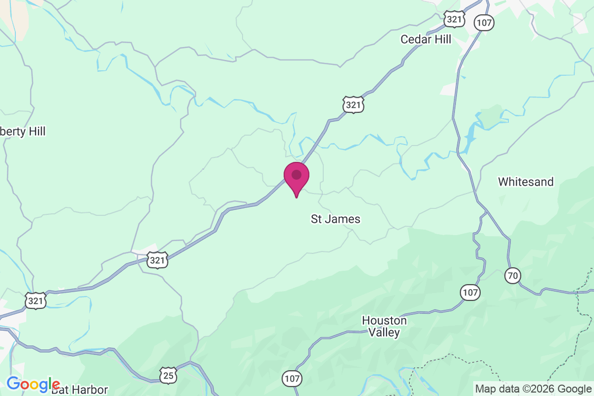 Carte de Caney Branch