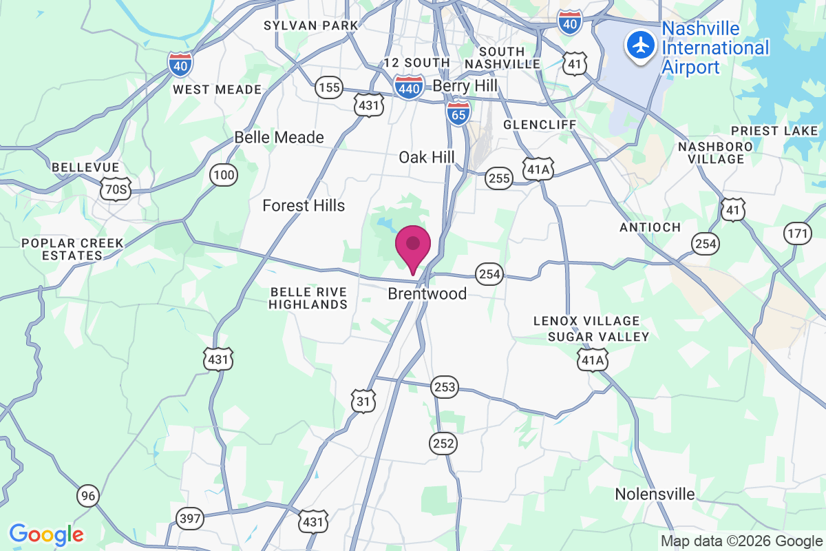 Carte de Oak Hill Estates